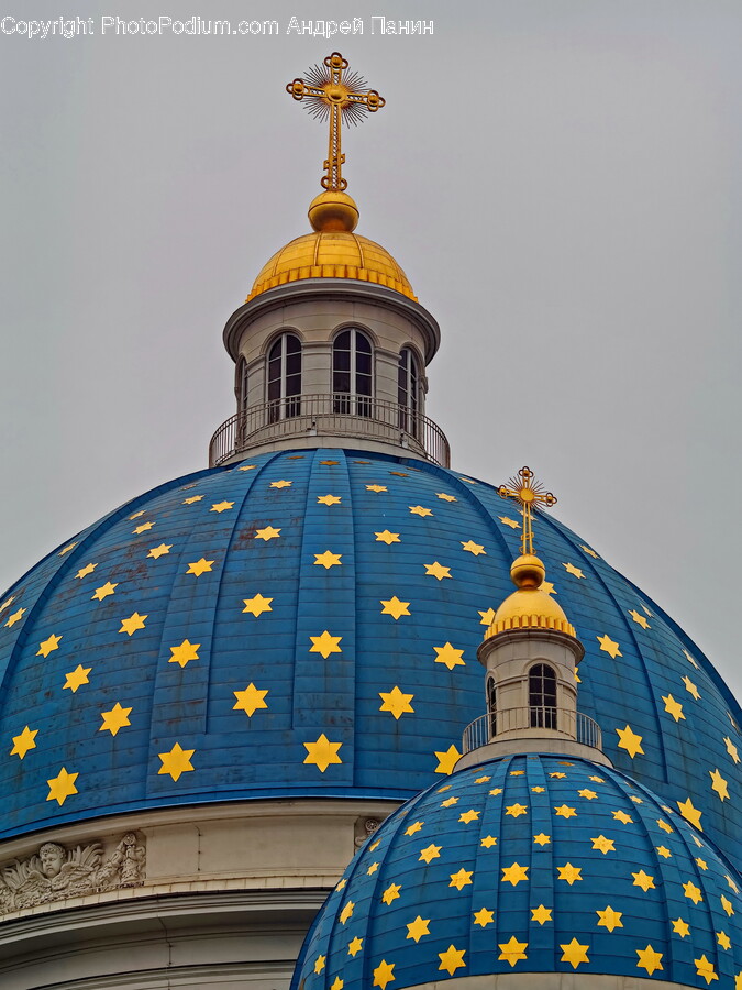 Architecture, Building, Dome, Cross, Symbol