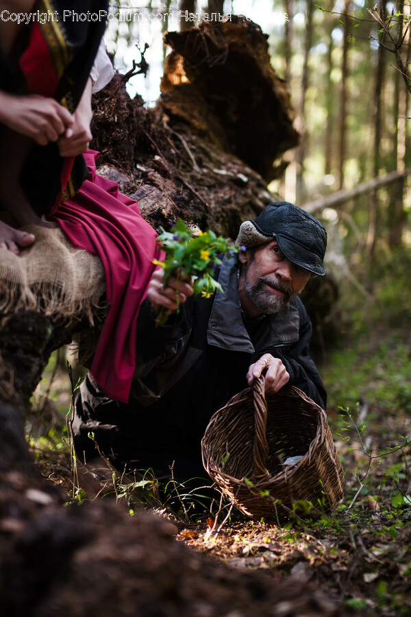Soil, Plant, Vegetation, Basket, Clothing