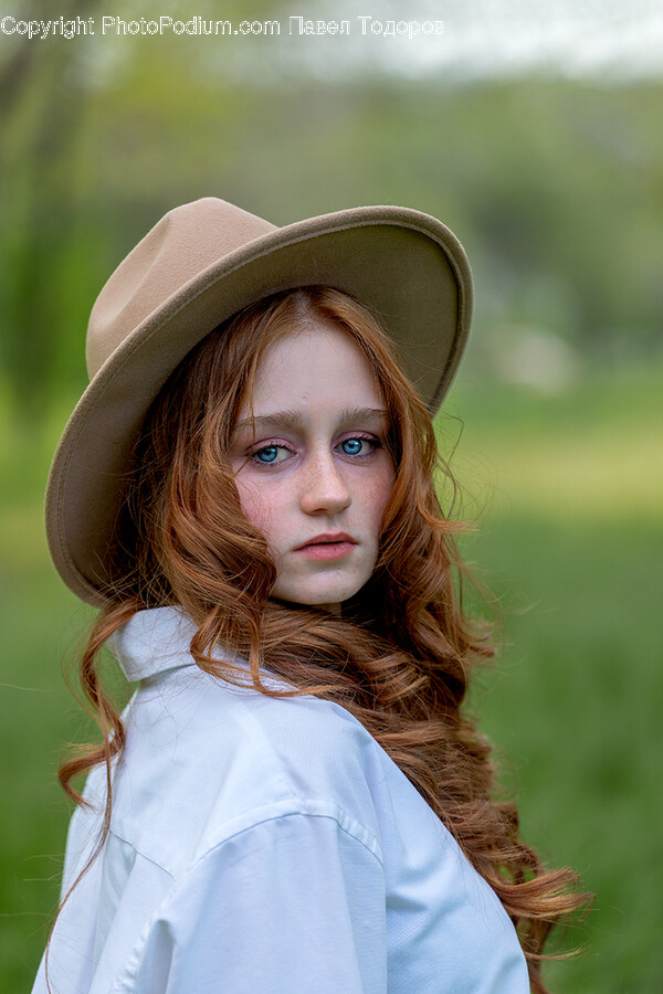 Clothing, Hat, Sun Hat, Person, Face