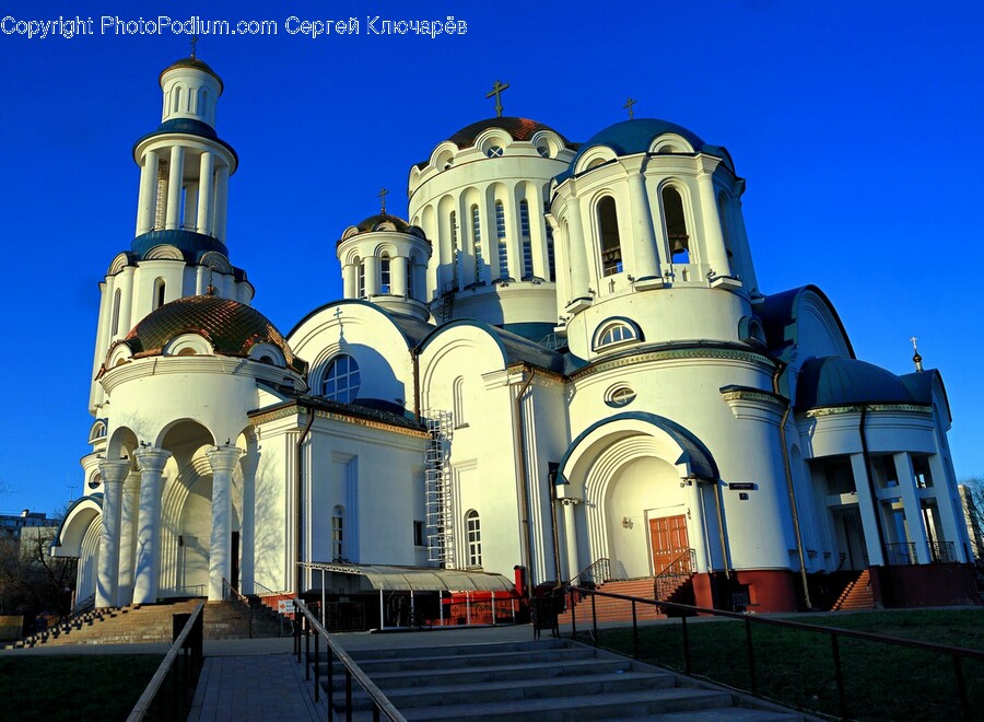 Architecture, Building, Person, Church, Landmark
