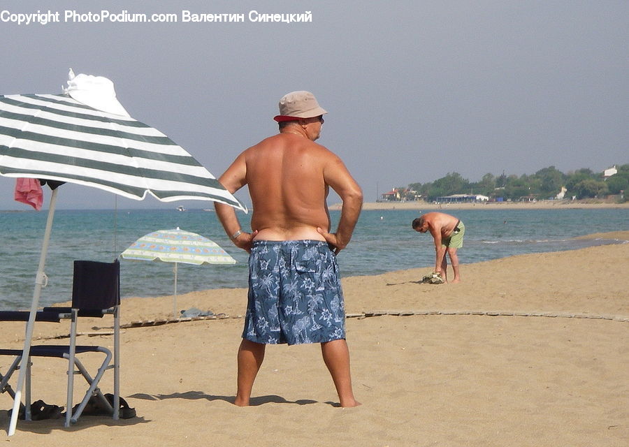 Human, People, Person, Umbrella, Beach, Coast, Outdoors