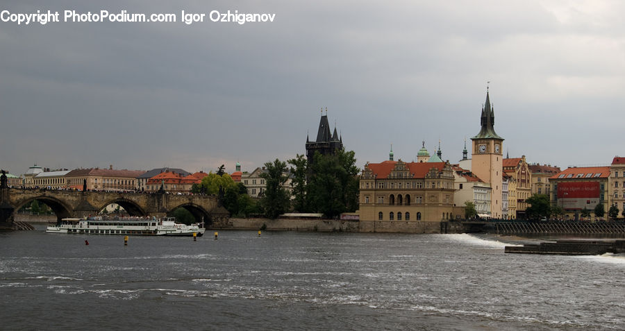 Architecture, Bell Tower, Clock Tower, Tower, Castle, Fort, Downtown