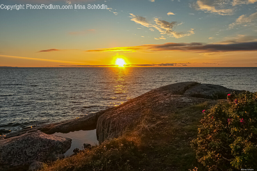 Nature, Outdoors, Sky, Horizon, Sunrise