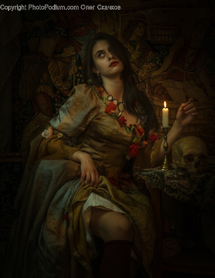 Art, Painting, Adult, Female, Person
