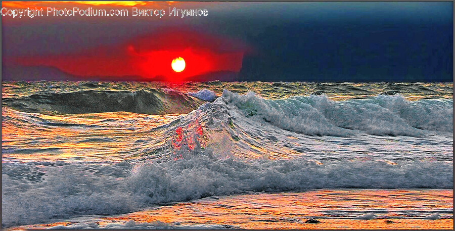 Nature, Outdoors, Sea, Water, Sea Waves