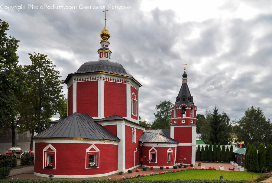 Architecture, Building, Spire, Tower, Monastery
