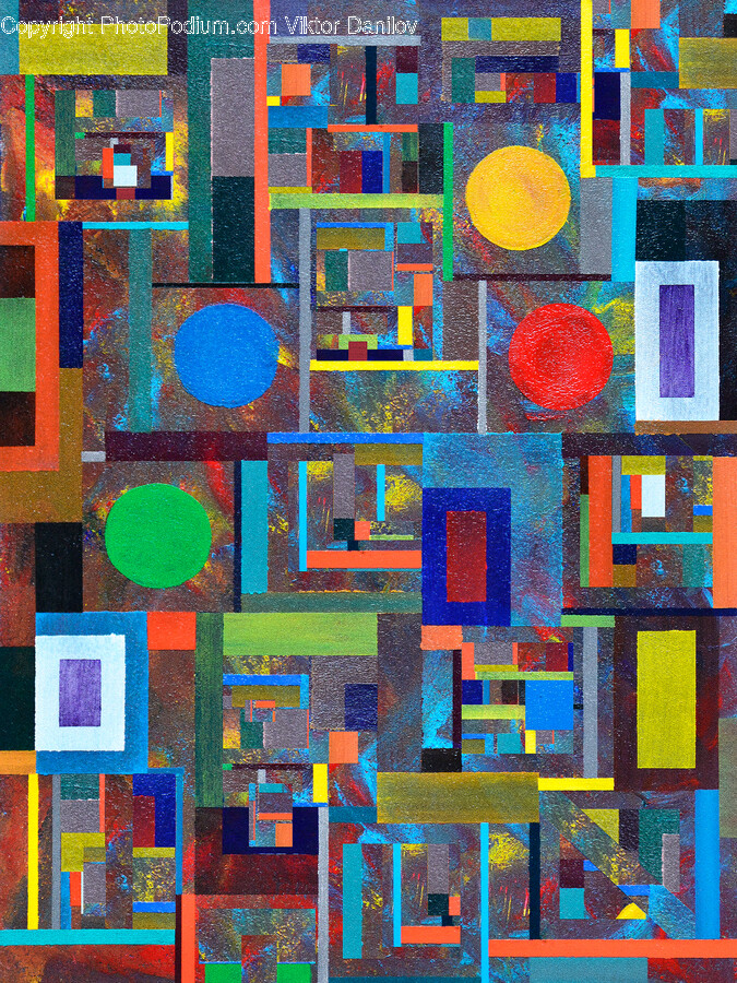 Art, Modern Art, Painting, Collage, Pattern