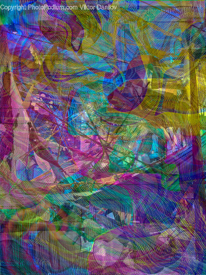 Art, Modern Art, Purple, Pattern, Collage