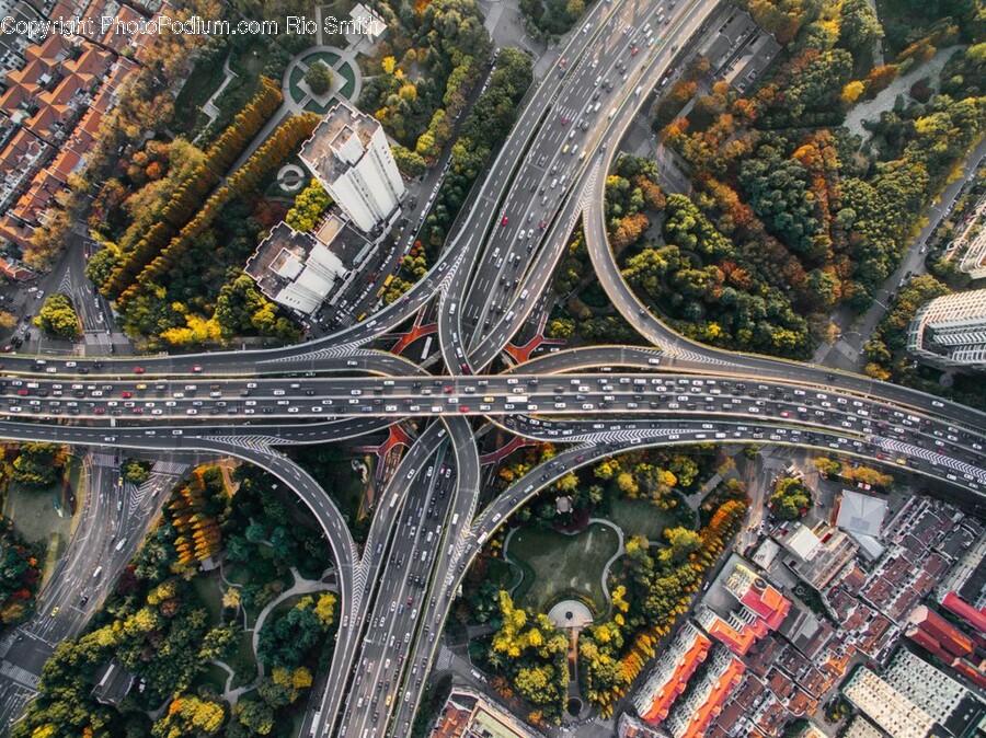 Road, Outdoors, Architecture, Building, Aerial View