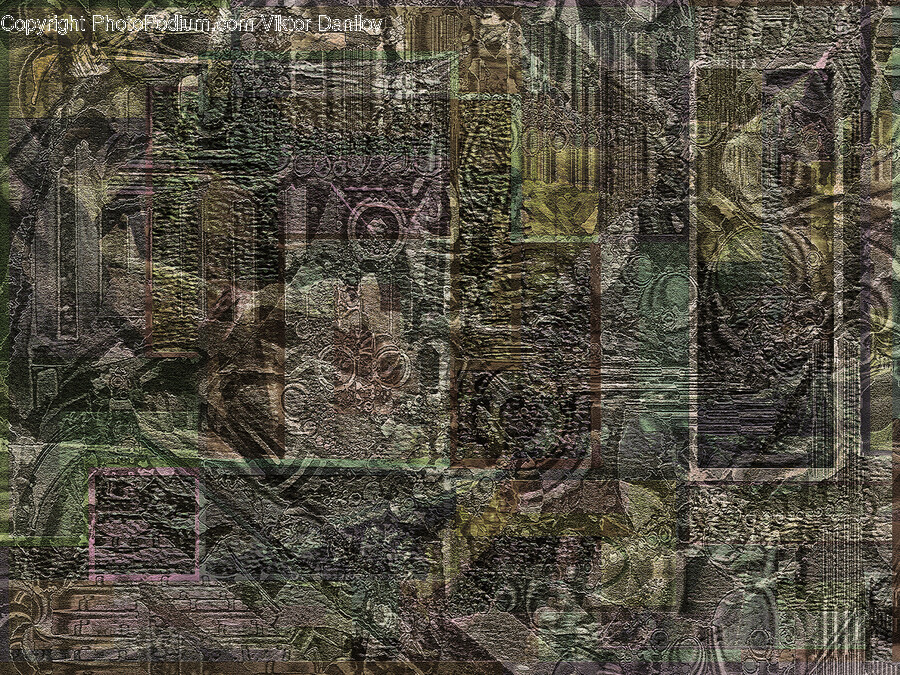 Accessories, Art, Ornament, Tapestry, Collage