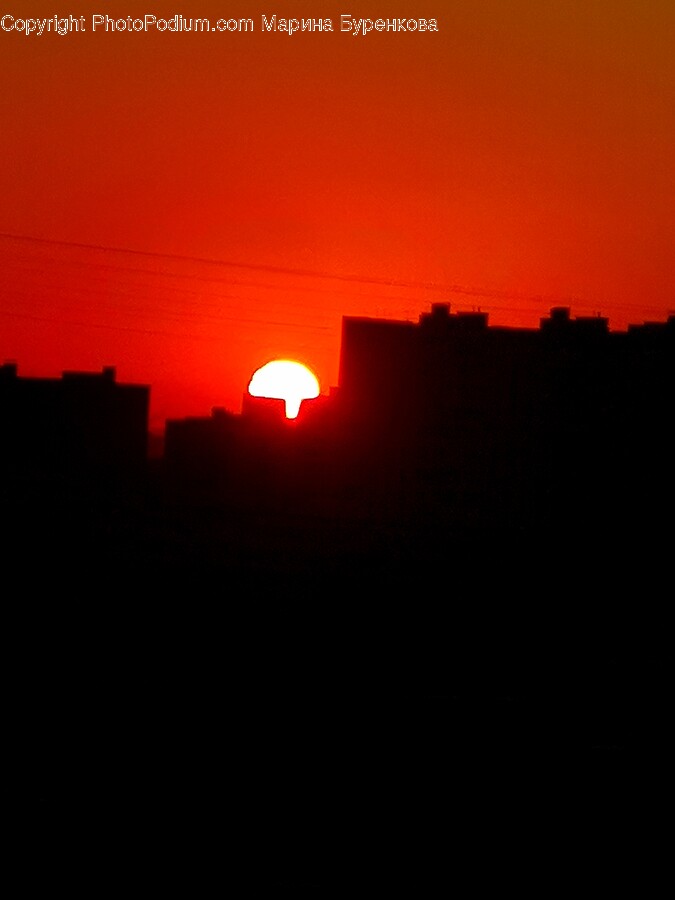 Nature, Outdoors, Sky, Sunset, Sunlight