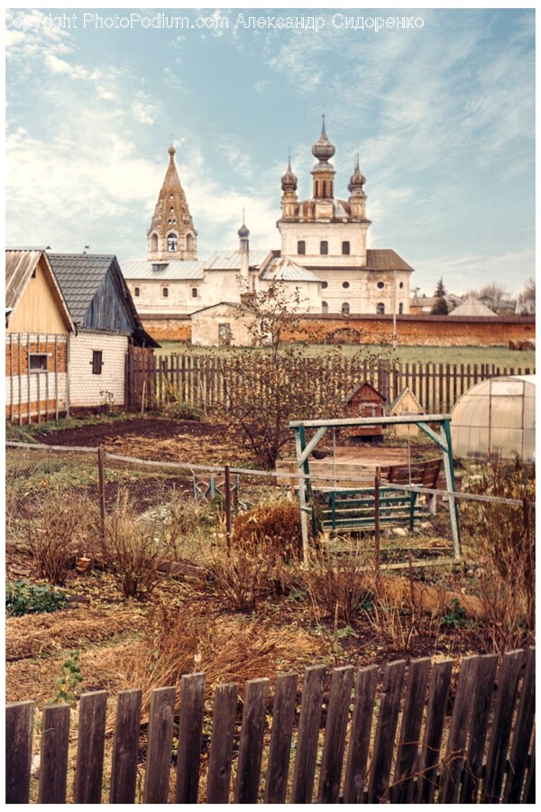 Fence, Architecture, Building, Spire, Tower