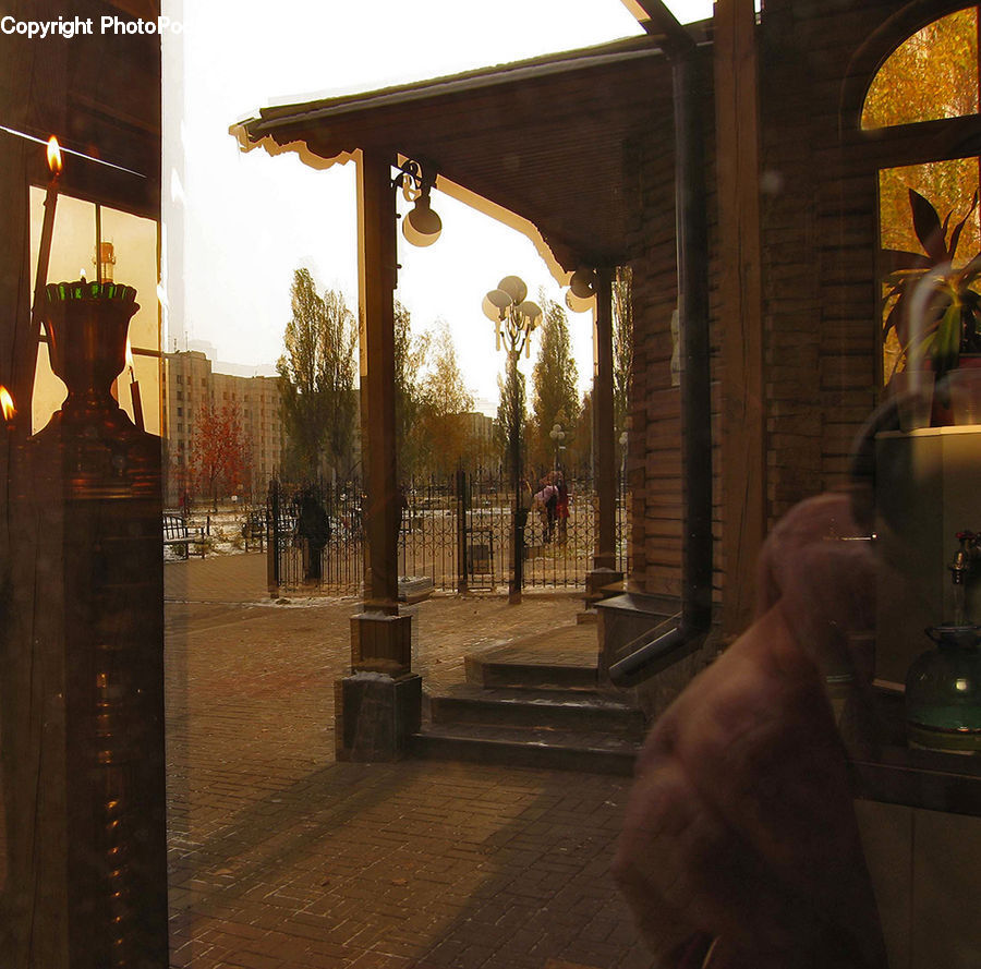 Pot, Pottery, Gazebo, Architecture, Downtown, Plaza, Town Square