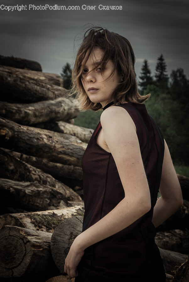 Wood, Clothing, Dress, Evening Dress, Formal Wear