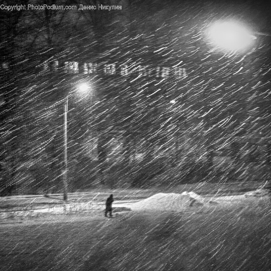 Nature, Outdoors, Blizzard, Snow, Storm