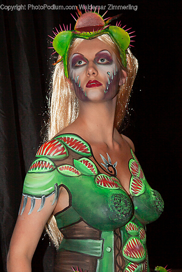 Clothing, Costume, Person, Skin, Tattoo