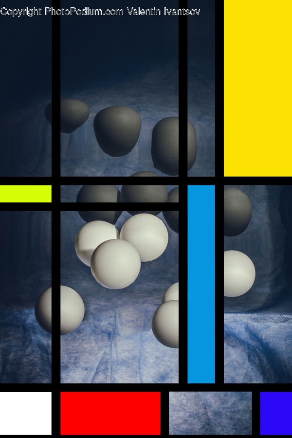 Sphere, Art, Collage, Egg, Food
