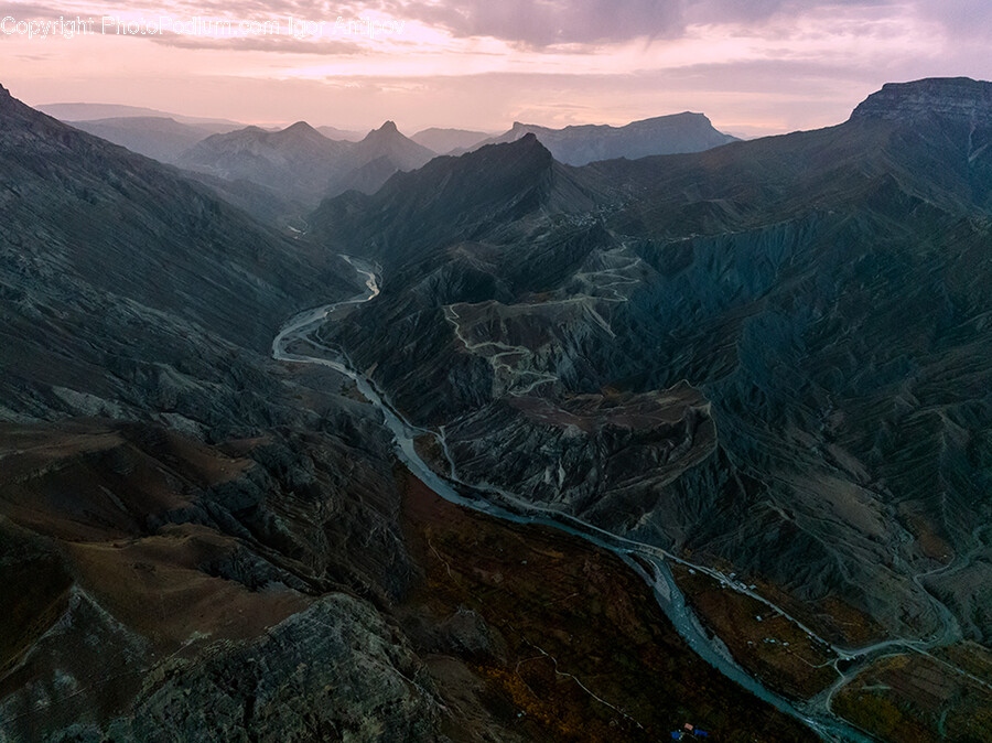 Mountain, Nature, Outdoors, Valley, Canyon