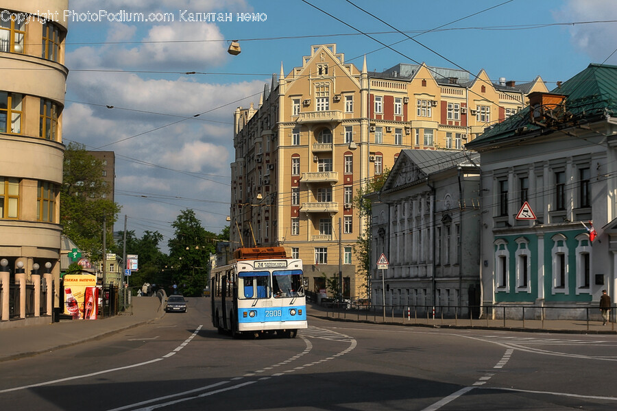 Neighborhood, Road, City, Architecture, Building