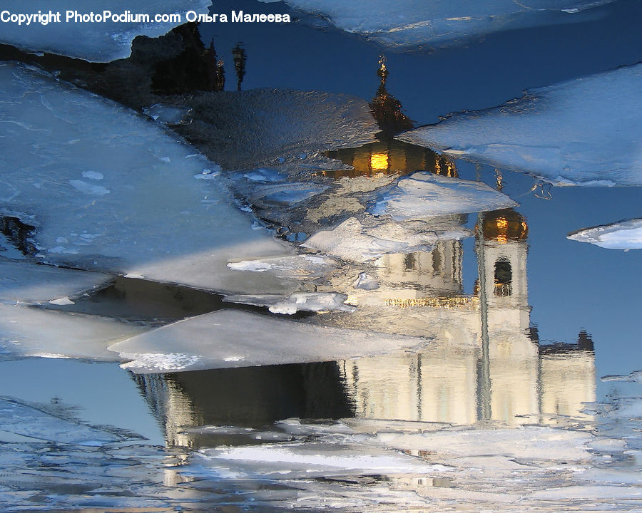 Architecture, Bell Tower, Clock Tower, Tower, Arctic, Glacier, Ice