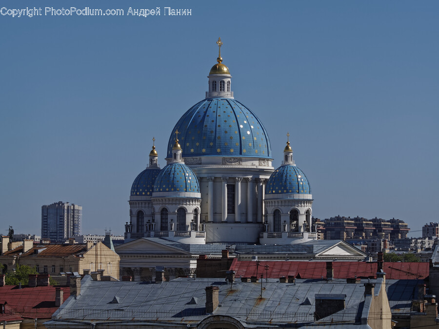 Architecture, Building, Dome, Person, City