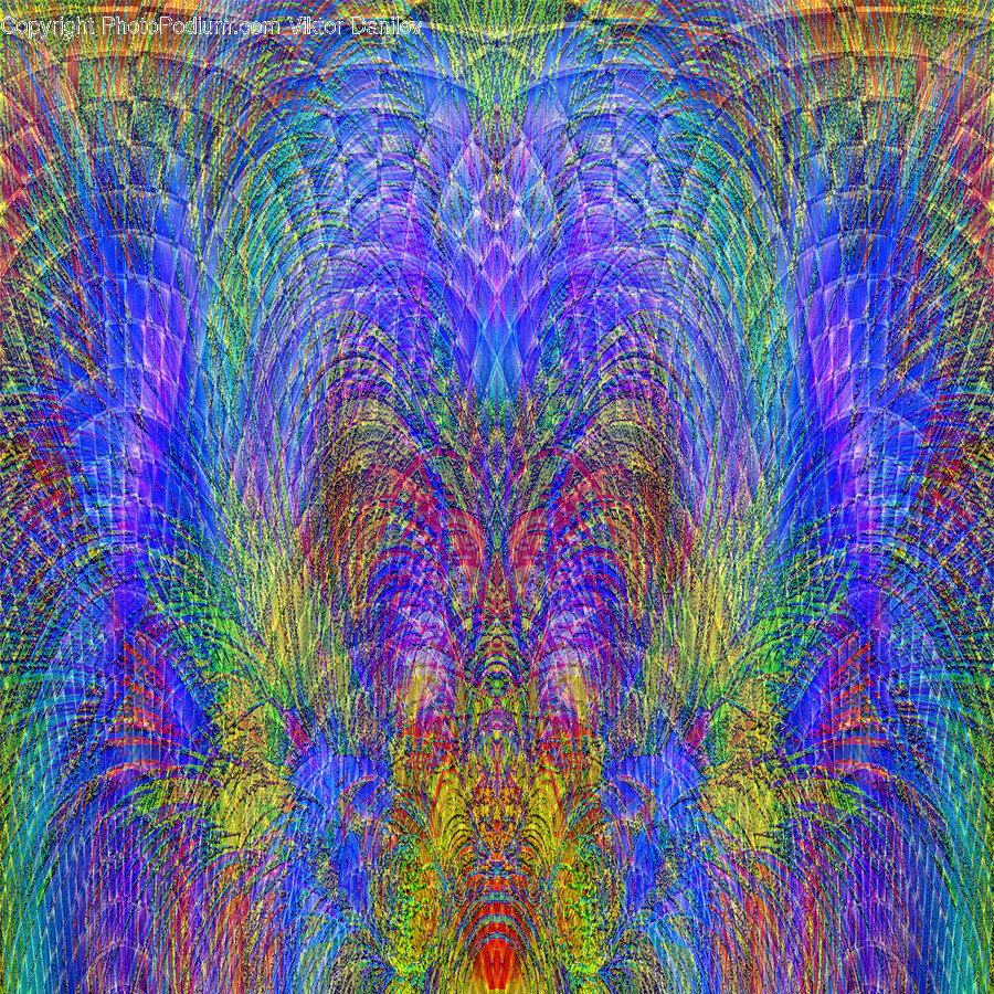 Pattern, Accessories, Ornament, Fractal, Purple