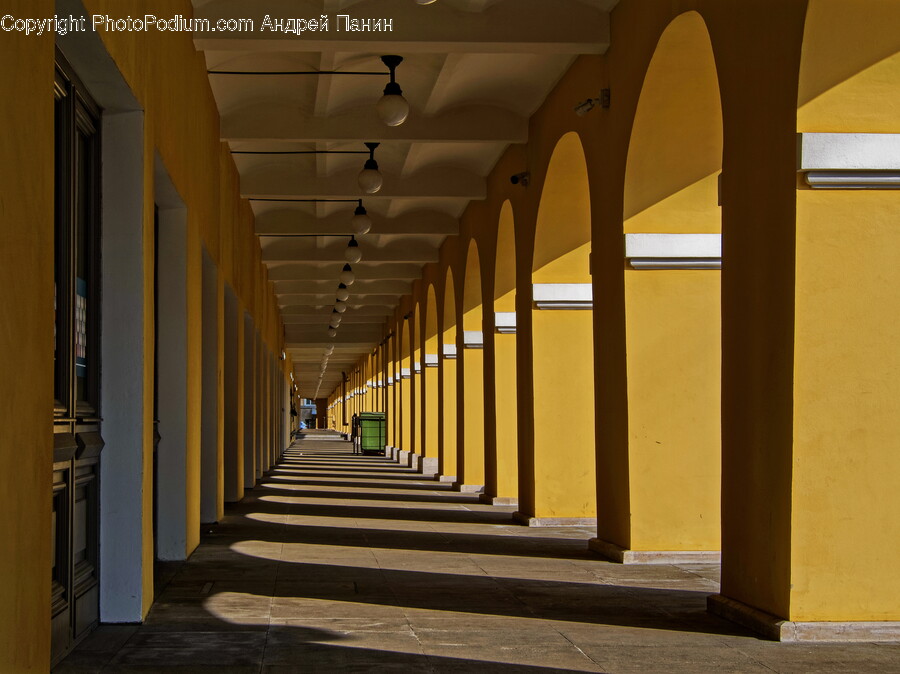 Architecture, Building, Corridor, Indoors, Floor