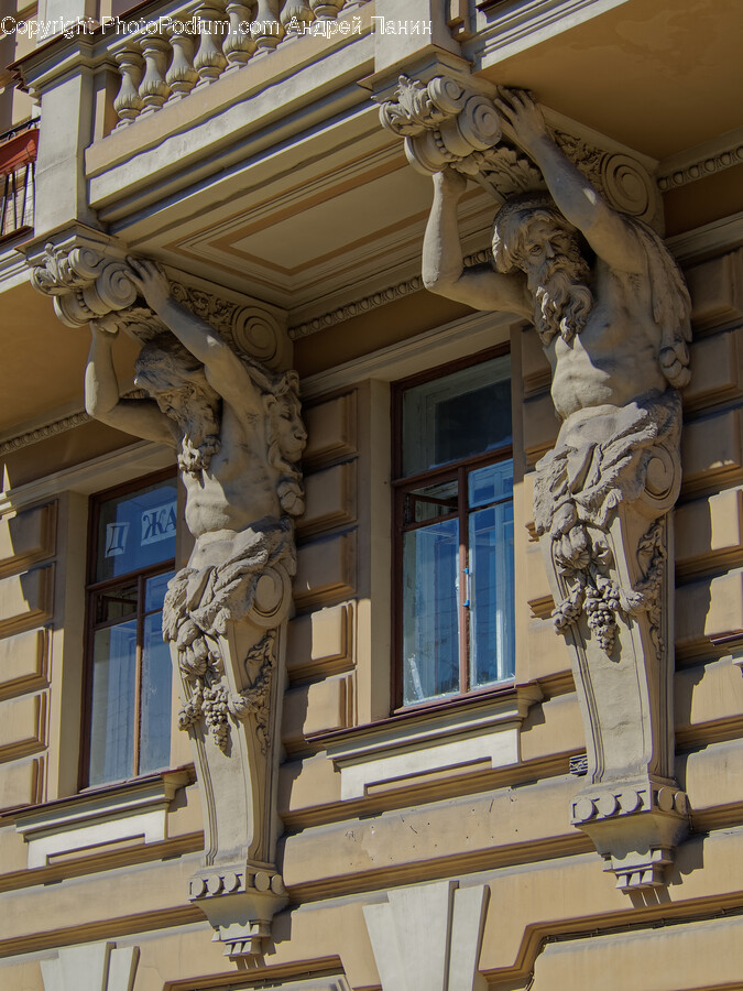 Architecture, Building, Art, Handrail, Person