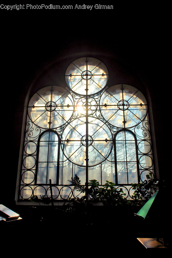 Window, Art, Chandelier, Lamp, Architecture