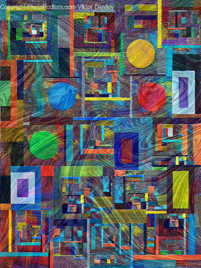 Art, Modern Art, Collage, Painting, Quilt