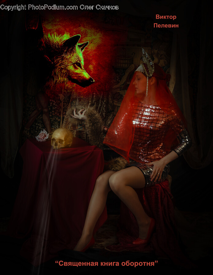 Fashion, Person, Velvet, Clothing, Dress