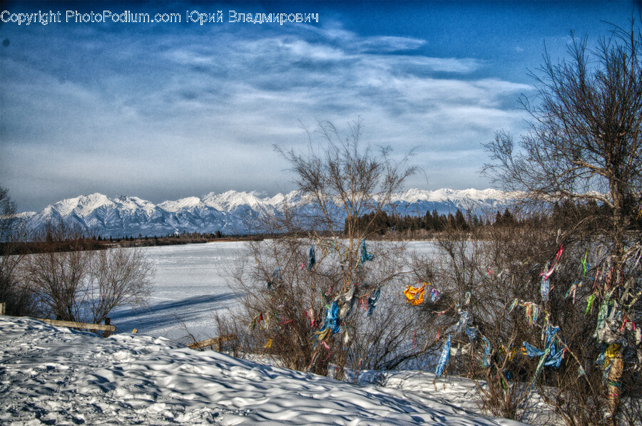 Nature, Outdoors, Scenery, Ice, Mountain