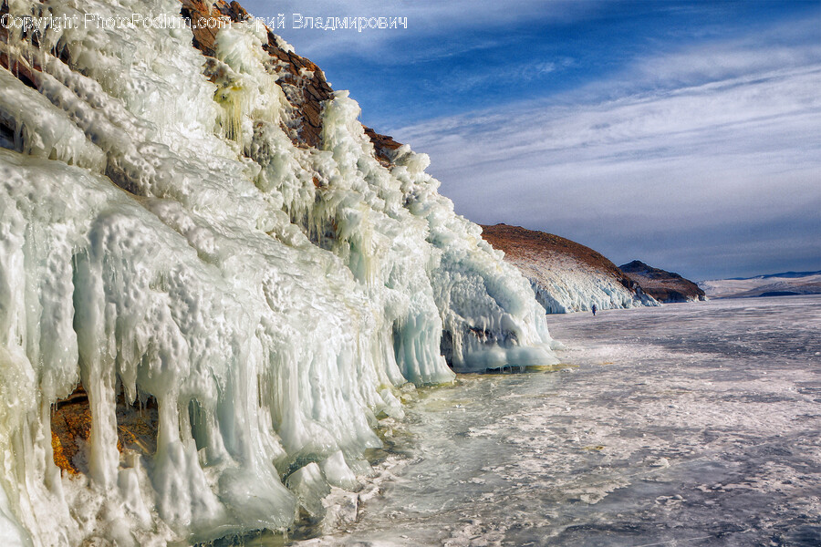 Outdoors, Nature, Ice, Glacier, Mountain