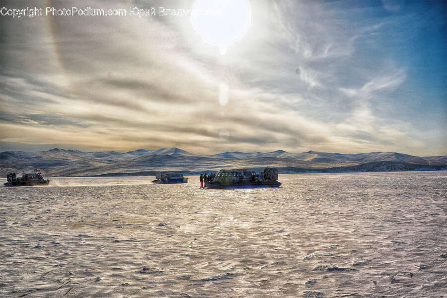 Ice, Nature, Outdoors, Transportation, Vehicle