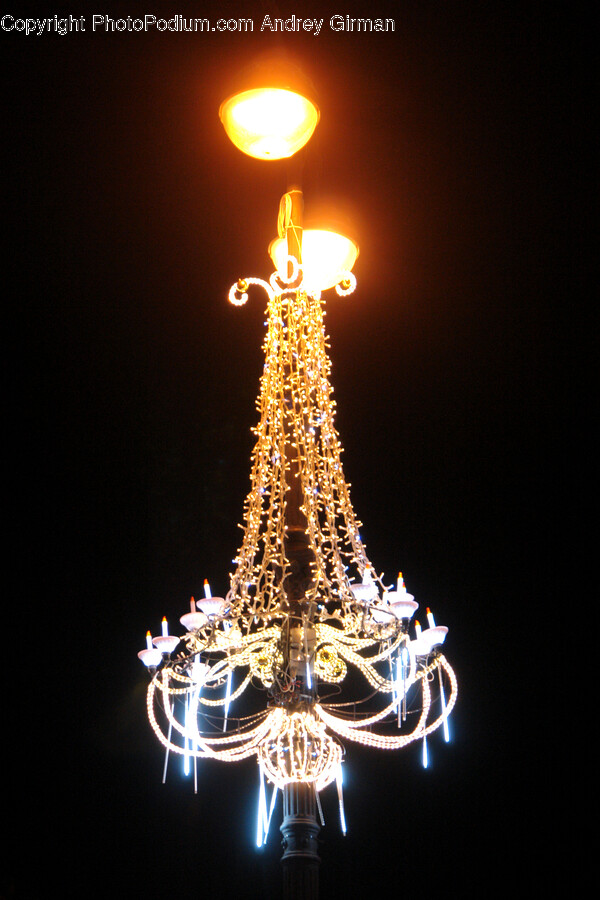 Chandelier, Lamp, Lighting