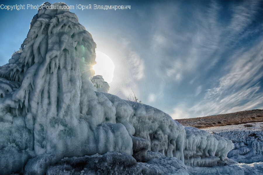 Ice, Nature, Outdoors, Mountain, Glacier