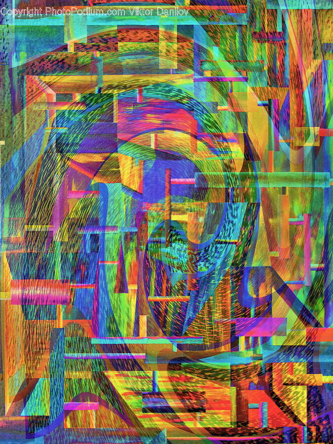 Art, Modern Art, Painting, Collage, Person