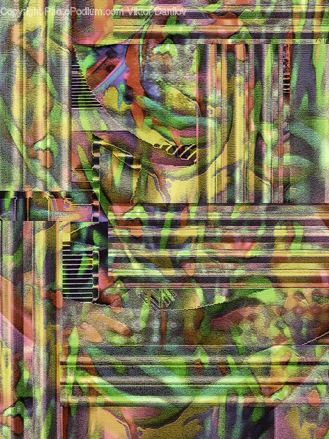 Art, Painting, Modern Art, Mural, Collage