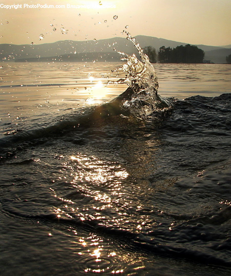 Outdoors, Sea, Water, Ocean, Coast, Flare, Light