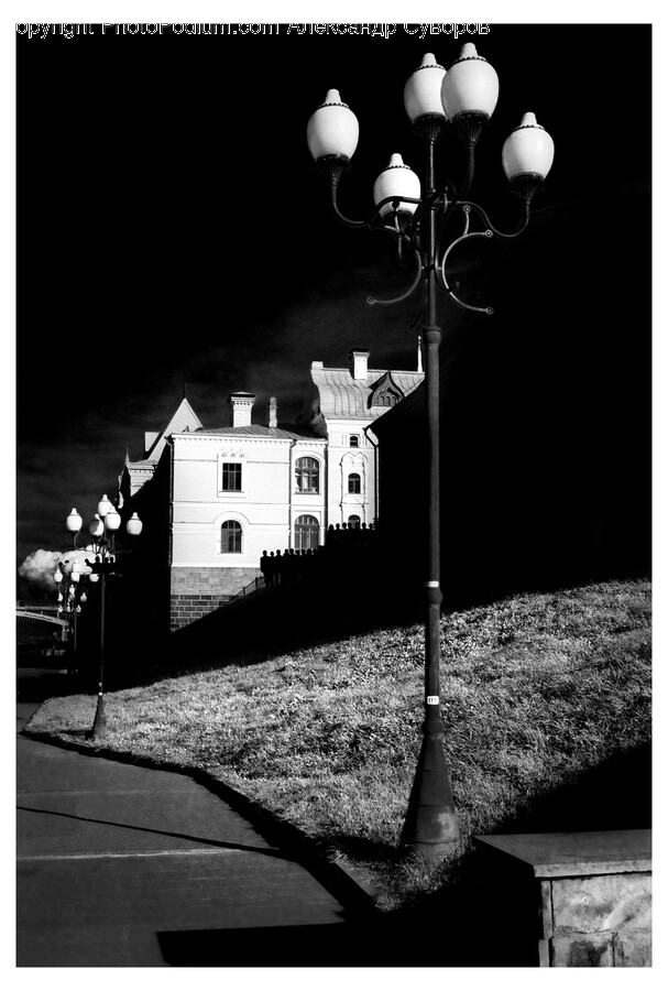 Path, Sidewalk, Lamp Post, Lamp, Architecture