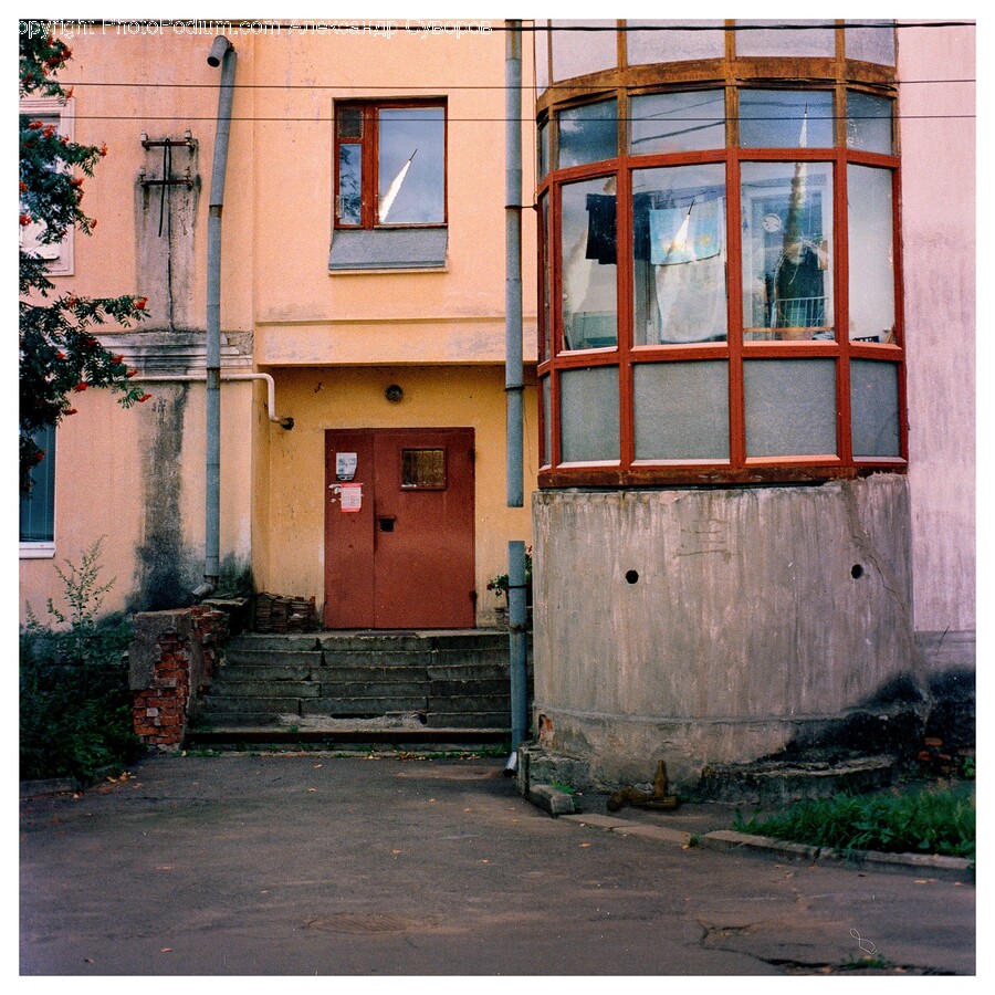 Architecture, Building, Wall, Road, Path
