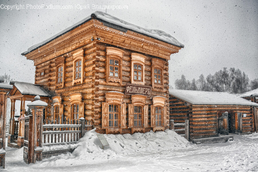 Architecture, Building, Cabin, House, Housing