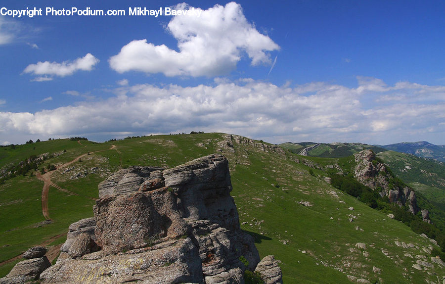 Cliff, Outdoors, Crest, Mountain, Peak, Rock, Cloud