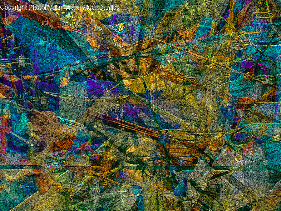 Art, Modern Art, Collage, Painting, Person