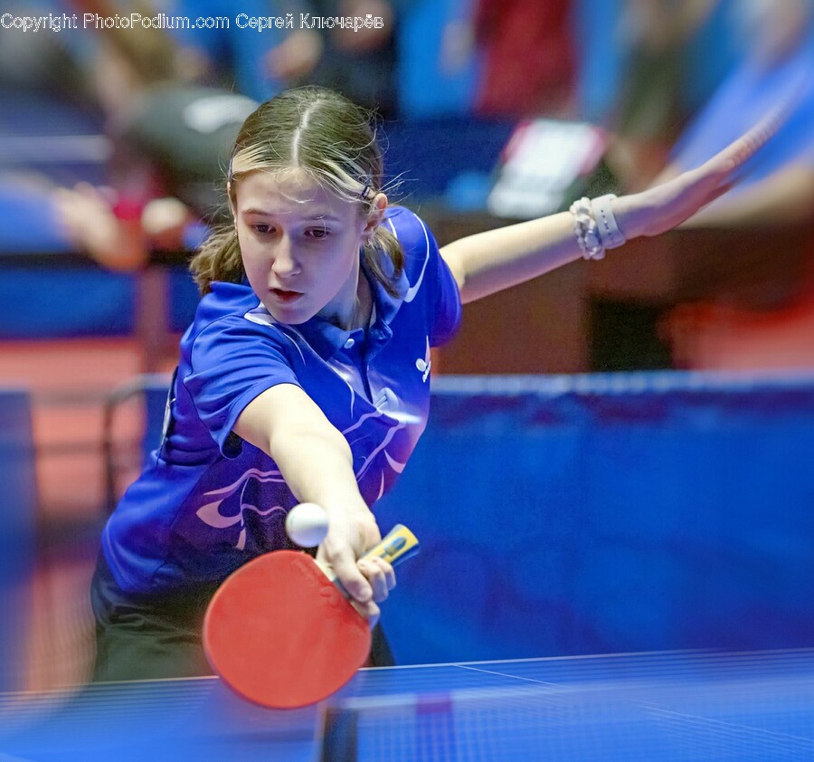Ping Pong, Ping Pong Paddle, Racket, Sport, Child