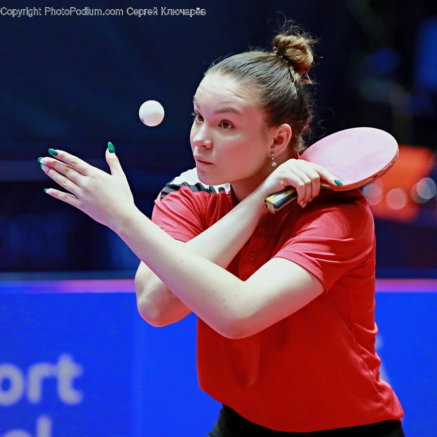 Ping Pong, Ping Pong Paddle, Racket, Sport, Adult