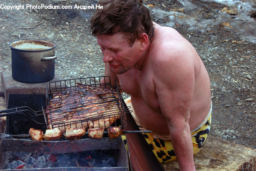 Bbq, Food, Human, People, Person, Cup, Ribs