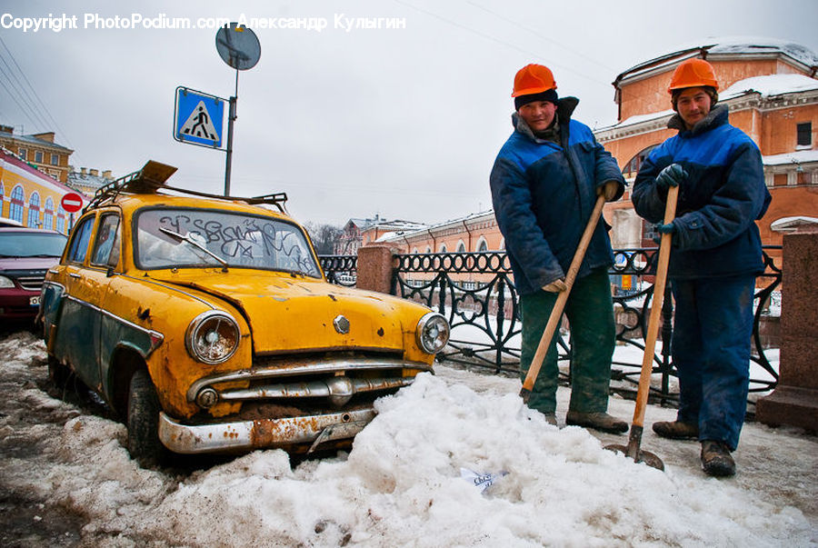 Human, People, Person, Automobile, Car, Vehicle, Construction