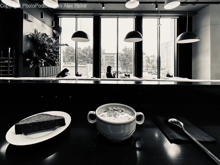 Cafe, Indoors, Restaurant, Food, Meal
