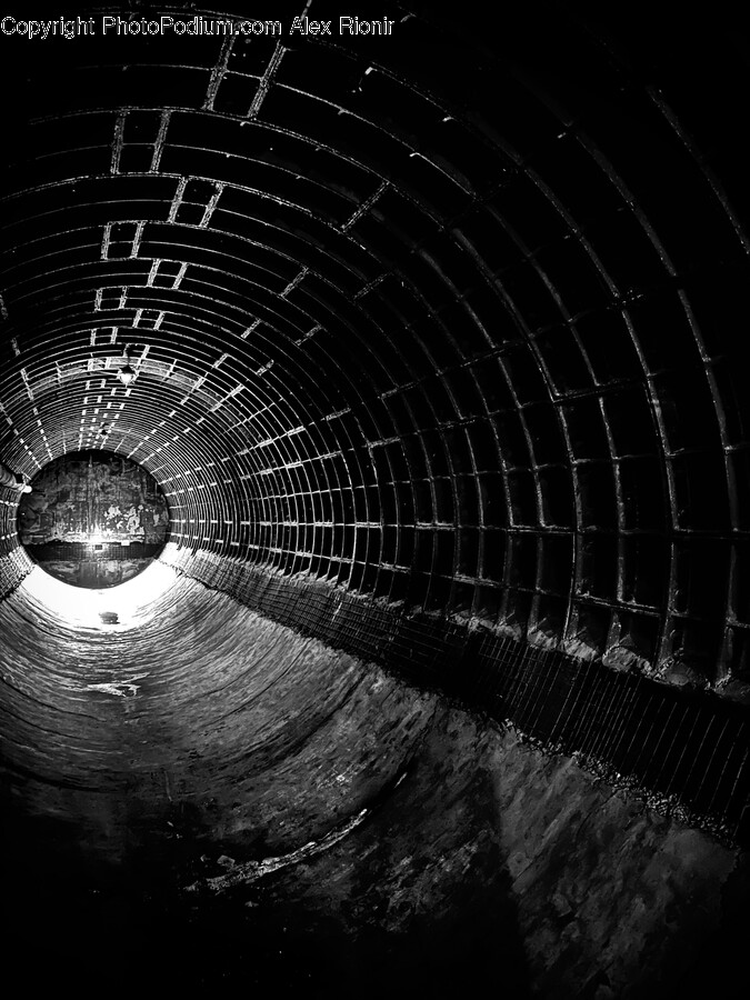 Tunnel, Architecture, Building, Drain, Sewer
